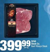 Spar Steak Co.Beef Ribeye Steak-Per Kg