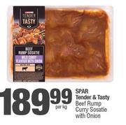 Spar Tender & Tasty Beef Rump Curry Sosatie With Onion-Per Kg