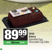 Spar Bakery Speckled Egg Chocolate Log Cake