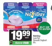 Nutriday Low Fat Smooth Yoghurt-6s