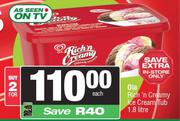 Ola Rich n Creamy Ice Cream Tub-For 2 x 1.8L