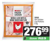 Spar IQF Chicken Leg Portions-5Kg