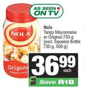 Nola Tangy Mayonnaise Or Original-750g