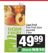 Liqui-Fruit Pure Fruit Juice Assorted-2ltr 