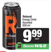 Reboost Energy Drink Assorted-500ml 