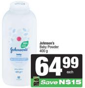 Johnson's Baby Powder-400g 