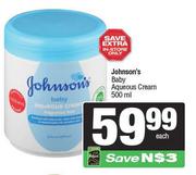 Johnson's Baby Aqueous Cream-500ml