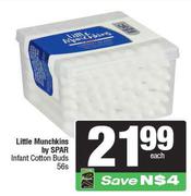 Little Munchkins By Spar Infant Cotton Buds-56s Pack