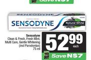 Sensodyne Clean & Fresh, Fresh Mint, Multi Care, Gentle Whitening-75ml Each