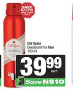 Old Spice Deodorant For Men-150ml 