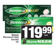 Berocca Effervescent Tablet Assorted-10s Pack