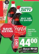 Coca Cola Original Soft Drink-For 2 x 2L