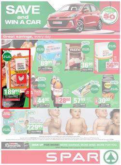 SUPERSPAR Western Cape : Great Savings, Every Day (20 May - 08 June 2025), page 1