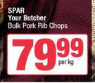 Spar Your Butcher Bulk Pork Rib Chops-Per Kg
