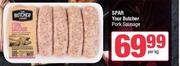 Spar Your Butcher Pork Sausages-Per Kg