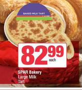 Spar Bakery Large Milk Tart-Each