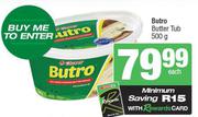 Butro Butter Tub-500g Each