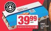 Spar Large Eggs-18s Each