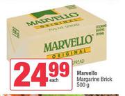 Marvello Margarine Brick-500g Each