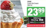 Spar Long Life Cream-300ml Each