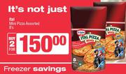 Ital Mini Pizza Assorted-For 2 x 8's