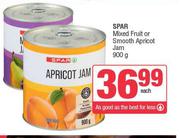 Spar Mixed Fruit Or Smooth Apricot Jam-900g Each