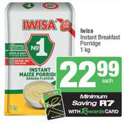 Iwisa Instant Breakfast Porridge-1Kg Each