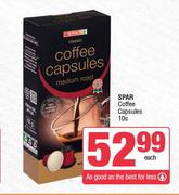 Spar Coffee Capsules-10s Each