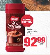 Nestle Hot Chocolate-500g Each
