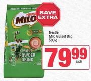 Nestle Milo Gusset Bag-500g Each