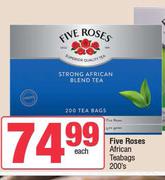 Five Roses African Teabags-200's Each