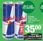 Red Bull Energy Drink (Incl.Sugar Free)-For 2 x 355ml