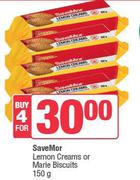 SaveMor Lemon Creams Or Marie Biscuits-For 4 x 150g