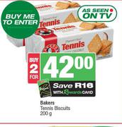 Bakers Tennis Biscuits-For 2 x 200g