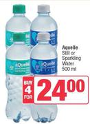 Aquelle Still Or Sparkling Water-For 4 x 500ml