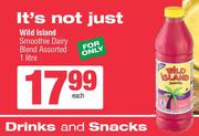 Wild Island Smoothie Dairy Blend Assorted-1L Each