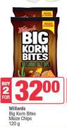 Willards Big Korn Bites Maize Chips-For 2 x 120g