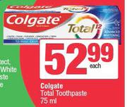 Colgate Total Toothpaste-75ml Each