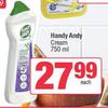 Handy Andy Cream-750ml Each
