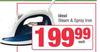 Ideal Steam & Spray Iron-Each