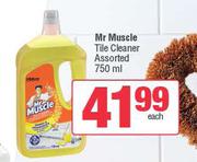 Mr Muscle Tile Cleaner Assorted-750ml Each