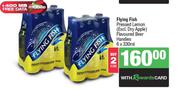 Flying Fish Pressed Lemon Flavoued Beer Handies-For 2 x 6 x 330ml