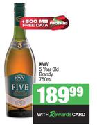 KWV 5 Year Old Brandy-750ml