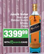 Johnnie Walker Blue Label Blended Scotch Whisky-750ml 