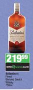 Ballantine's Finest Blended Scotch Whisky-750ml