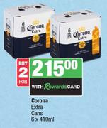 Corona Extra Cans-For 2 x 6 x 410ml