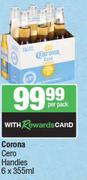 Corona Cero Handies-6 x 355ml Per Pack