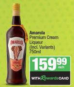 Amarula Premium Cream Liqueur-750ml Each