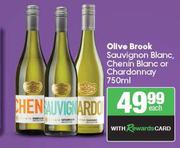 Olive Brook Sauvignon Blanc, Chenin Black Or Chardonnay-750ml Each