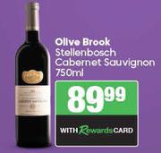 Olive Brook Stellenbosch Cabernet Sauvignon-750ml